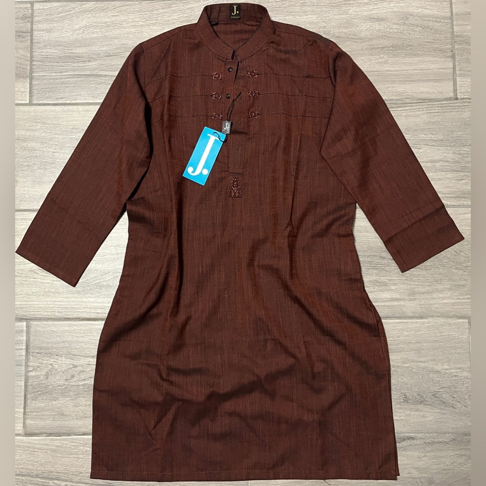 JJ Junaid Jamshed Brand New Kid’s Maroon Kurta Size 10 Years